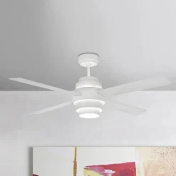 Efficiënte plafondventilator Disc met LED