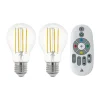 EGLO connect E27 A60 6W 806lm 4.000K, 2-pak