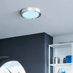EGLO connect Fueva-C plafondlamp rond 30 cm chroom