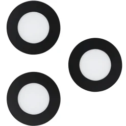 EGLO connect Fueva-Z inbouwlamp 3 per set zwart
