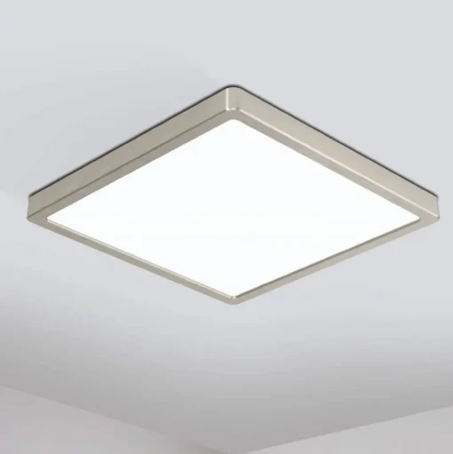 EGLO connect Fueva-Z plafondlamp 28x28cm nikkel