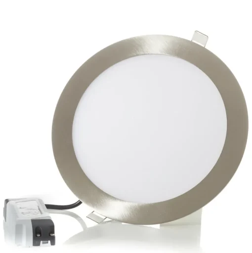 EGLO connect LED inbouwlamp Fueva-C, Ø 22,5 cm, nikkel