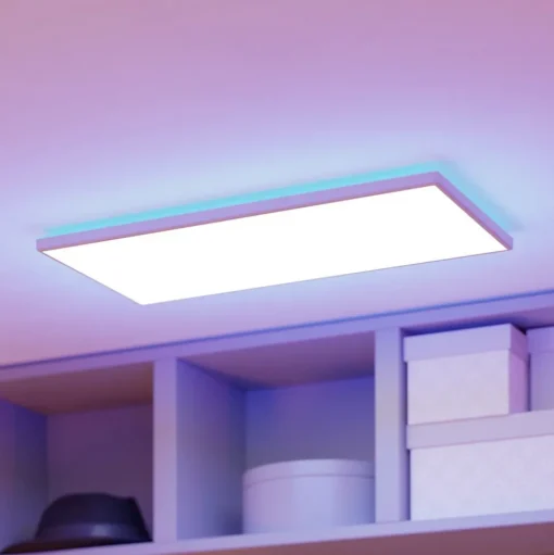 EGLO connect LED plafondlamp Rovito-Z, wit, 57 x 30 cm