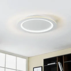EGLO connect LED plafondlamp Padrogiano-Z, Ø 60 cm, wit