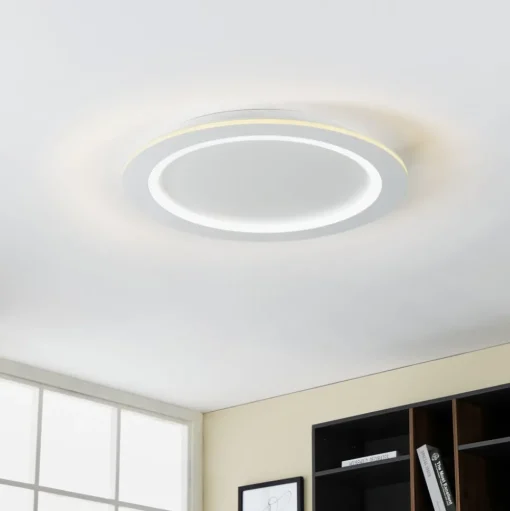 EGLO connect LED plafondlamp Padrogiano-Z, Ø 60 cm, wit