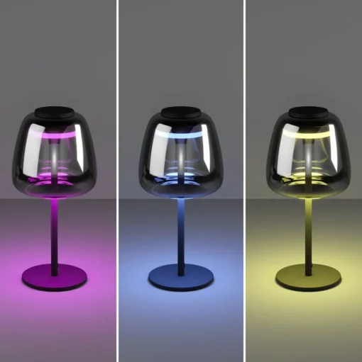 EGLO connect LED tafellamp Alfero-Z, RGB, CCT, zwart