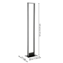 EGLO connect LED vloerlamp Savilanas-Z, zwart, CCT