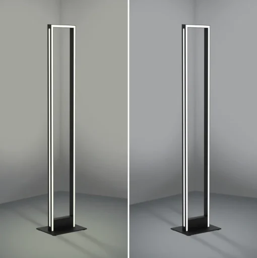 EGLO connect LED vloerlamp Savilanas-Z, zwart, CCT