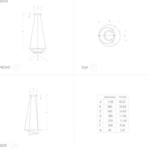 EGLO connect Lobinero-Z LED hanglamp, wit
