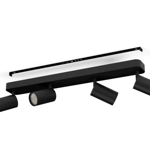 EGLO connect Telimbela-Z plafondspot 4-lamps zwart