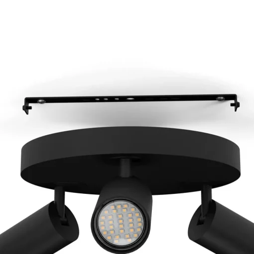 EGLO connect Telimbela-Z plafondspot 3-lamps zwart