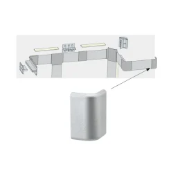 Eindkap voor Duo Profil led-strip systeem