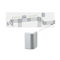 Eindkap voor Duo Profil led-strip systeem