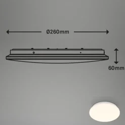 Ekos LED sensor plafondlamp, Ø 26 cm