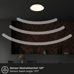Ekos LED sensor plafondlamp, Ø 26 cm