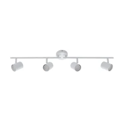 ELC Tomoki plafondlamp, wit, 4-lamps