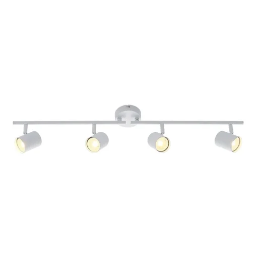 ELC Tomoki plafondlamp, wit, 4-lamps