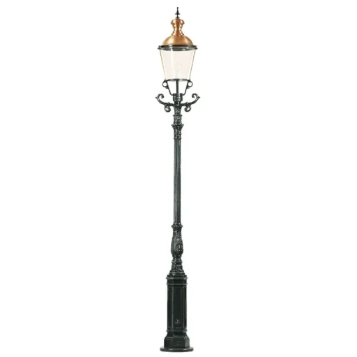 Elegante lantaarnpaal DÜSSELDORF, zwart