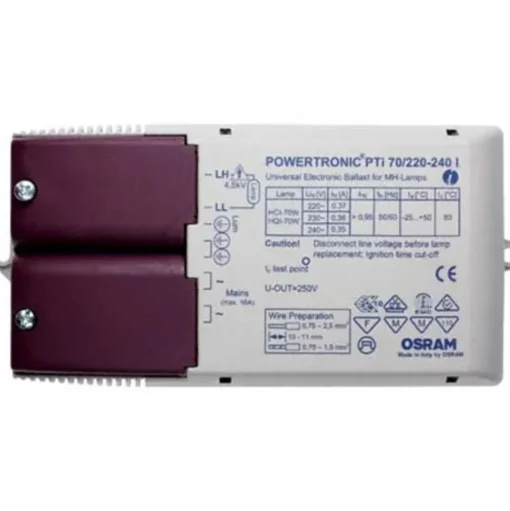Elektronisch voorschakelapparaat PTi 70/220-240 I
