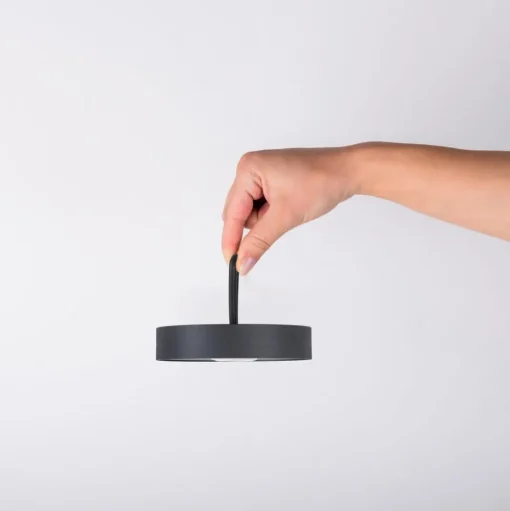 Ella LED tafellamp, magnetisch, zwart