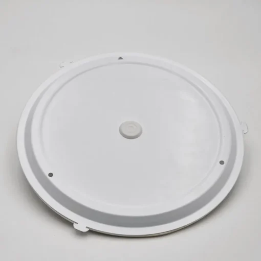Envostar Caspian plafondlamp, Ø 27 cm, IP54, eiken