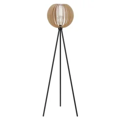 Envostar Clay vloerlamp, metaal/berkenmultiplex