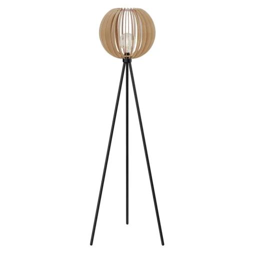 Envostar Clay vloerlamp, metaal/berkenmultiplex