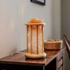 Envostar Harmony zoutlamp met lichtgekleurde houten kooi