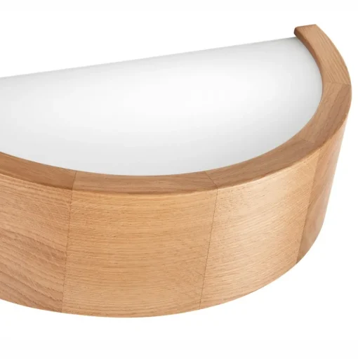 Envostar Kerio wandlamp, 27,5 cm, eiken naturel