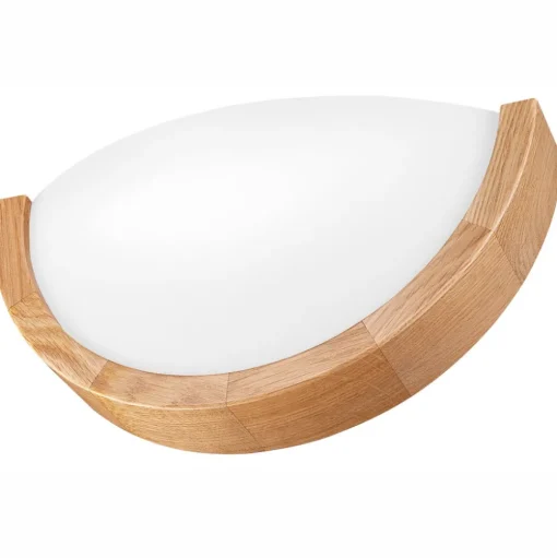 Envostar Kris wandlamp 27,5cm breed eiken naturel