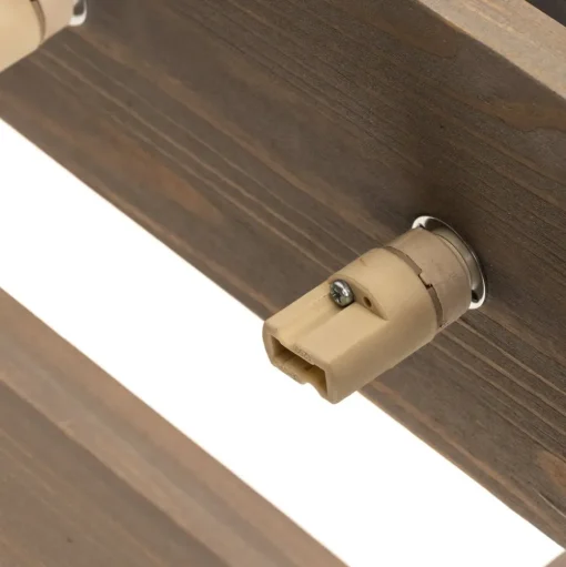 Envostar Kubiko wandlamp, dennenhout grijs