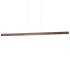 Envostar Lineo LED hanglamp donker grenen 118cm
