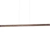 Envostar Lineo LED hanglamp donker grenen 135cm