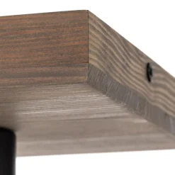 Envostar Lobo plafondlamp 2-lamps grenen grijs