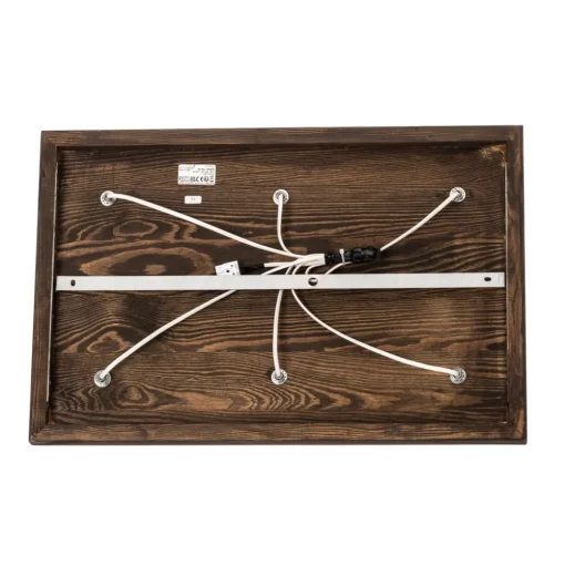 Envostar Lobo plafondlamp 6-lamps grenen grijs