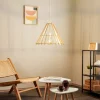 Envostar Lohr hanglamp, hout, kegelvormig Ø 53cm