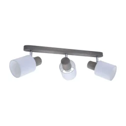 Envostar Nale 2 plafondlamp 3-lamps grenen grijs