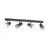 Envostar Nale plafondspot 4-lamps grenen grijs