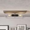 Envostar Neptuna plafondlamp, hoekig, 2-lamps.
