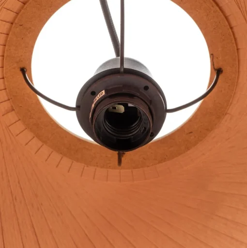 Envostar n.n hanglamp van hout, Ø 53 cm