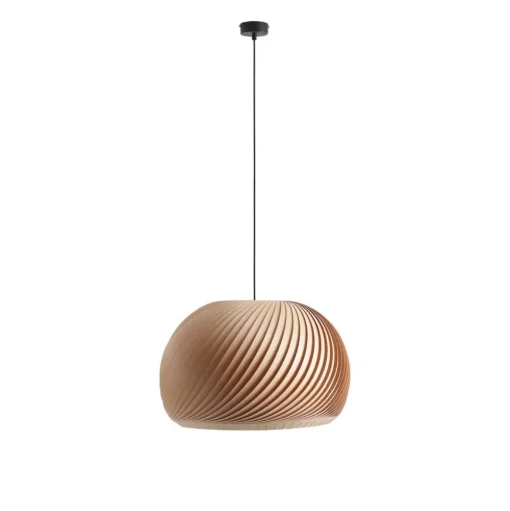 Envostar n.n hanglamp van hout, Ø 53 cm