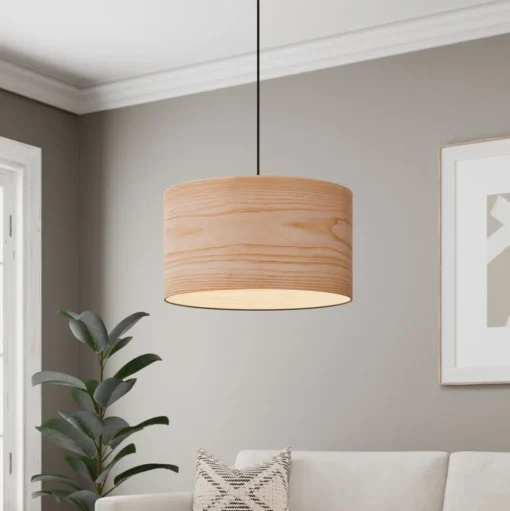 Envostar Veneer hanglamp kernhout essen
