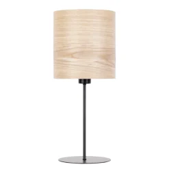 Envostar Veneer tafellamp kernhout essen Ø20,5cm