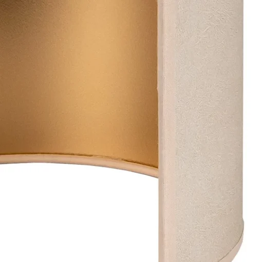 Envostar wandlamp Idun, licht beige 24 cm natuurlijk materiaal veganistisch