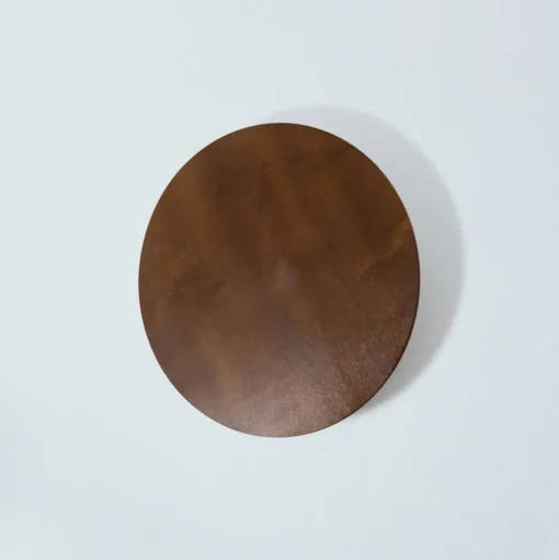 Envostar wandlamp Rito, walnoot, Ø 40 cm