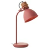 Erena tafellamp, draaibare kop, rood