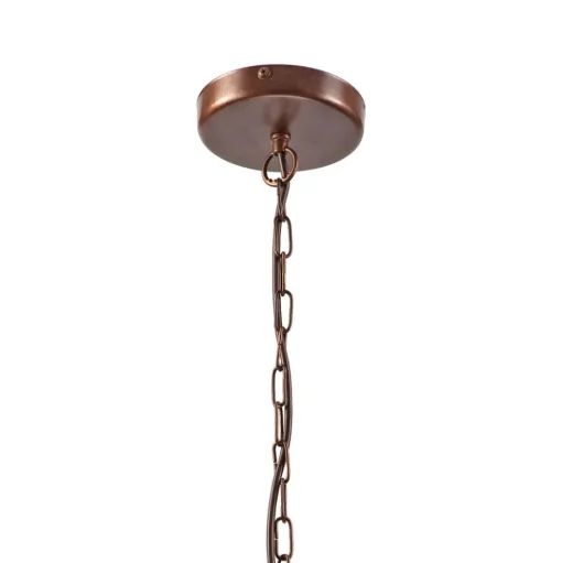 Euluna Gina kroonluchter in bruin, 3-lamps