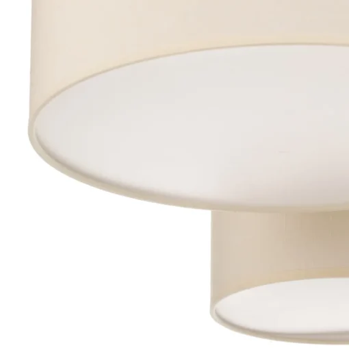 Euluna Lodge plafondlamp, 4-lamps, beige