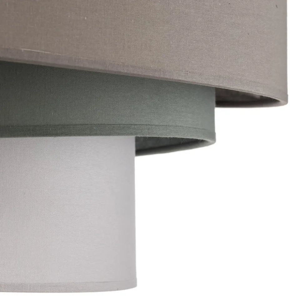 Euluna Trio monocolor plafondlamp grijs Ø60cm