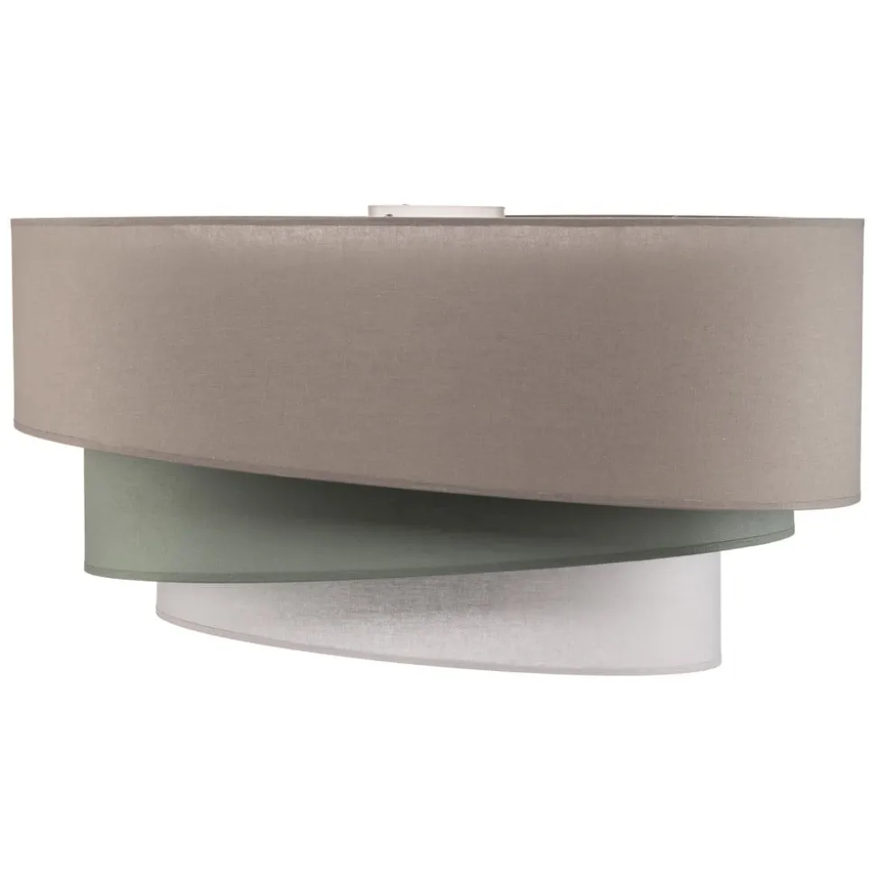 Euluna Trio monocolor plafondlamp grijs Ø60cm